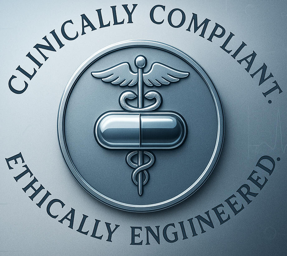 Clinical Intelligence Tablet-with-checkmark icon showing verified data and care precision.